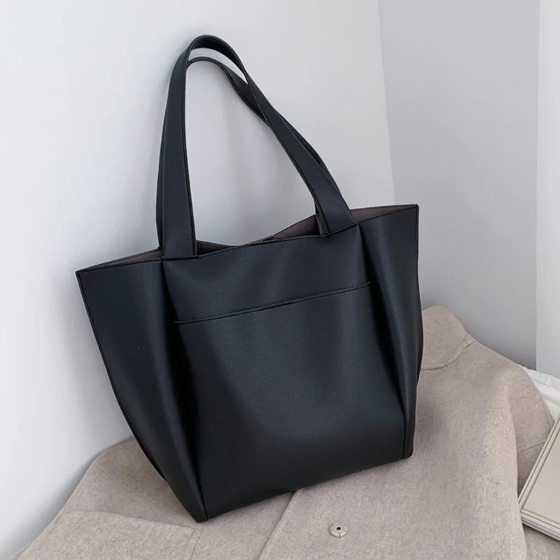 Women's Bag Large Capacity Shoulder Bags High Quality PU Leather Handbags and Purse Female Retro Tote Bags sac a main femme