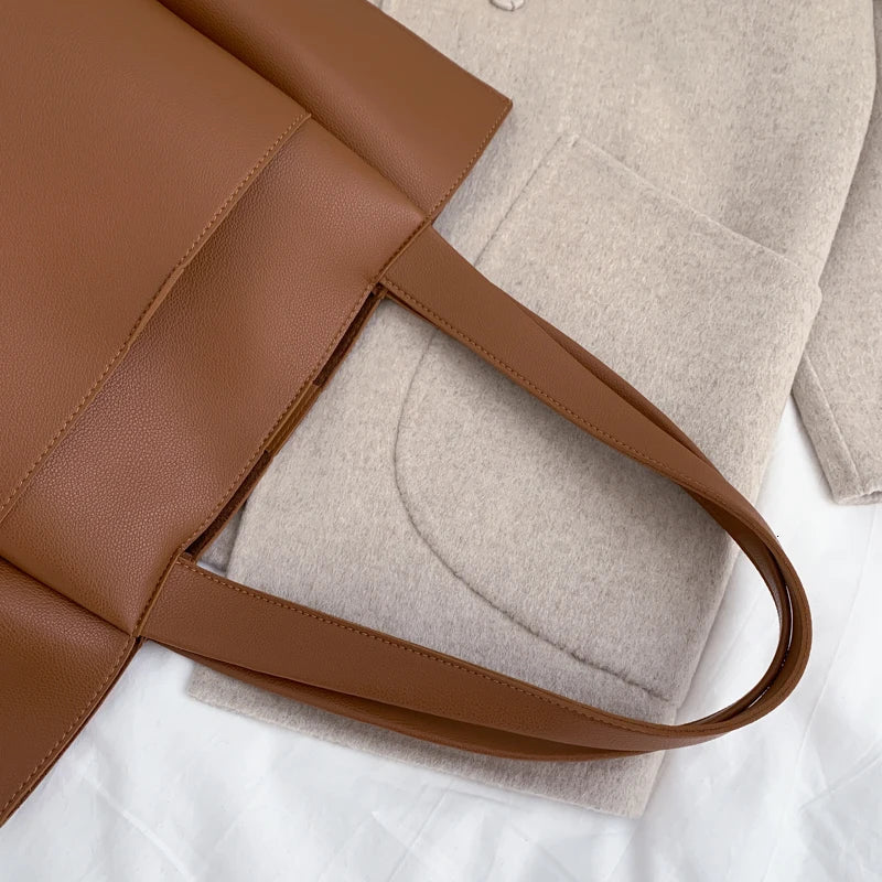 Women's Bag Large Capacity Shoulder Bags High Quality PU Leather Handbags and Purse Female Retro Tote Bags sac a main femme