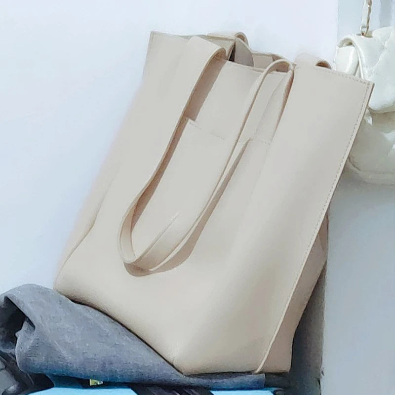 Women's Bag Large Capacity Shoulder Bags High Quality PU Leather Handbags and Purse Female Retro Tote Bags sac a main femme
