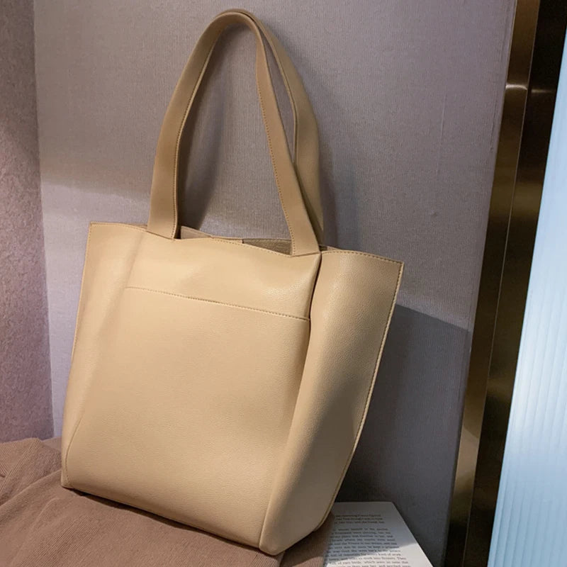 Women's Bag Large Capacity Shoulder Bags High Quality PU Leather Handbags and Purse Female Retro Tote Bags sac a main femme