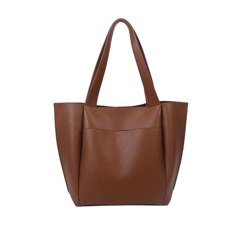 Women's Bag Large Capacity Shoulder Bags High Quality PU Leather Handbags and Purse Female Retro Tote Bags sac a main femme