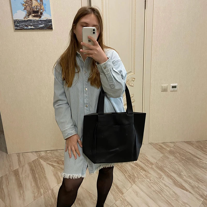 Women's Bag Large Capacity Shoulder Bags High Quality PU Leather Handbags and Purse Female Retro Tote Bags sac a main femme