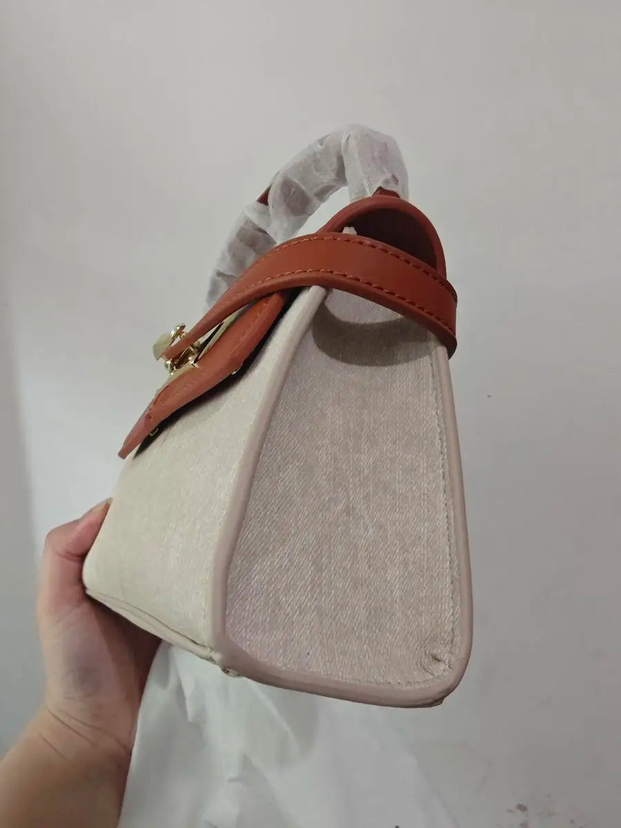 2025 Trapezoidal Leather Women's Bag Versatile Fashion Niche Handbag Top-handle Bags на сумки плечо кожаная sac de luxe femme