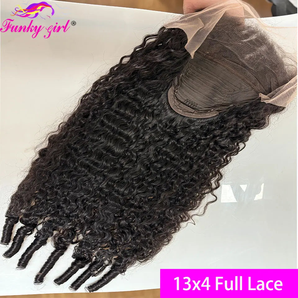 12A Burmese Curly Human Hair Wigs Brazilian Pixie Curls 200% Transparent Lace Frontal Wig For Women Burmese Curly Full Lace Wigs