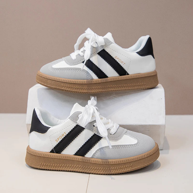 Children Tennis Shoes 2025 New Simple Kids Sneakers for Girls Patchwork Non-slip Boys Causal School Running Sneakers Non-slip