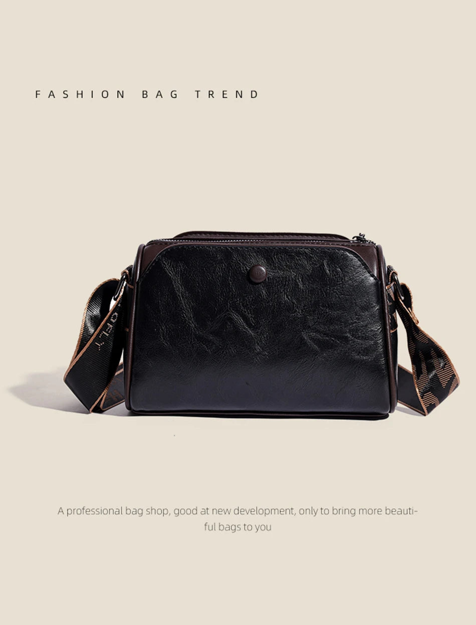 Women's Shoulder Bag Famous Brand Elephant Embroidered Female Messenger Bags Wallet High Quality Leather Girl Bolsas Sac A Main