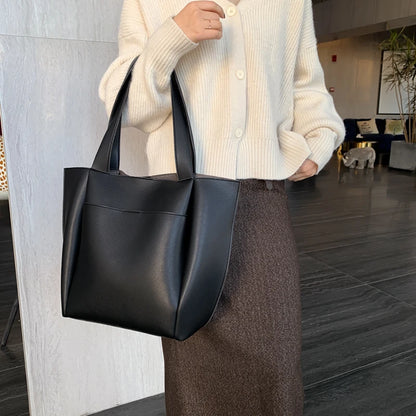 Women's Bag Large Capacity Shoulder Bags High Quality PU Leather Handbags and Purse Female Retro Tote Bags sac a main femme