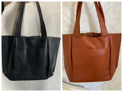 Women's Bag Large Capacity Shoulder Bags High Quality PU Leather Handbags and Purse Female Retro Tote Bags sac a main femme