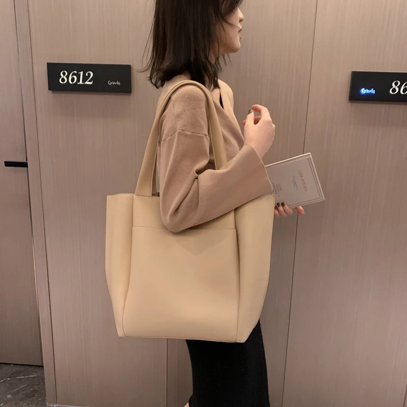 Women's Bag Large Capacity Shoulder Bags High Quality PU Leather Handbags and Purse Female Retro Tote Bags sac a main femme