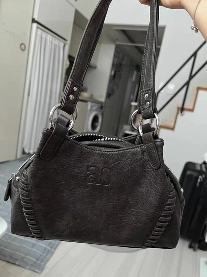 A small-scale designer  bag ins style Korean star Li Cha Ren's same large capacityhandbag
