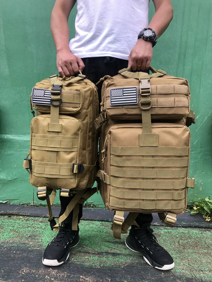 25L/50L Sturdy Nylon Waterproof Tactical Sports Trekking Fishing Hunting Camping Hiking Bag Backpack Outdoor Rucksacks
