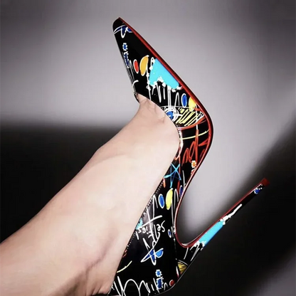 Multi color customized 12cm super high heels, nude white patent leather, sexy red sole, pointed thin single order shoes