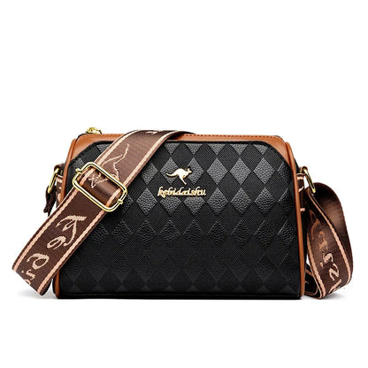Women's Small Bag 2025 Autumn New Trendy and Versatile Middle Aged Mom's Bag Soft Leather Texture One Shoulder Crossbody Bag