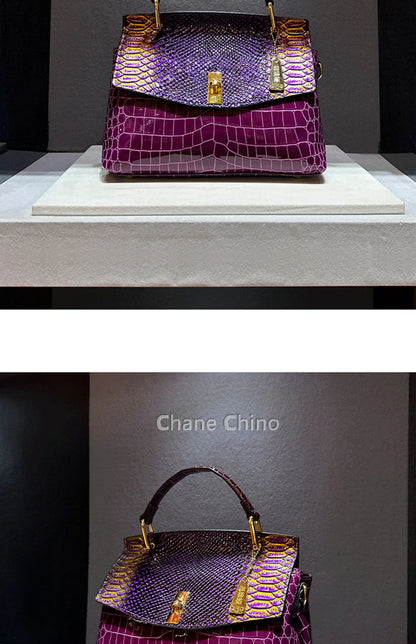 Luxury Designer Brand New High Quality Leather Handbags for Women Fashion Trend 가방 Crocodile Print Crossbody Bag сумка Hot Sale