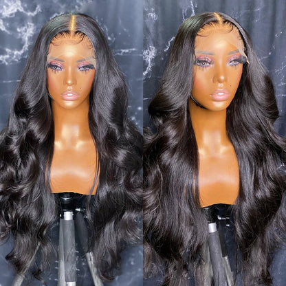 30 40 Inch 13x4 13x6 HD Body Wave Lace Front Wig Pre Plucked Loose Wave Lace Frontal Wig 100% Human Hair Wigs For Black Women