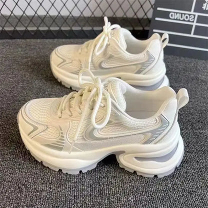 Women's Fashion Sneakers 2024 New Casual Running Sneakers Design Luxury Women's Shoes Breathable Tennis Shoes Platform Shoes