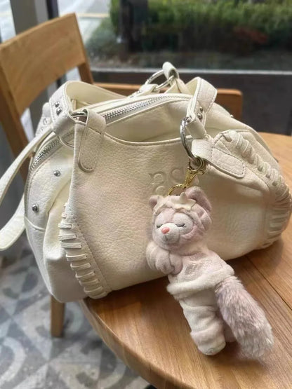 A small-scale designer  bag ins style Korean star Li Cha Ren's same large capacityhandbag
