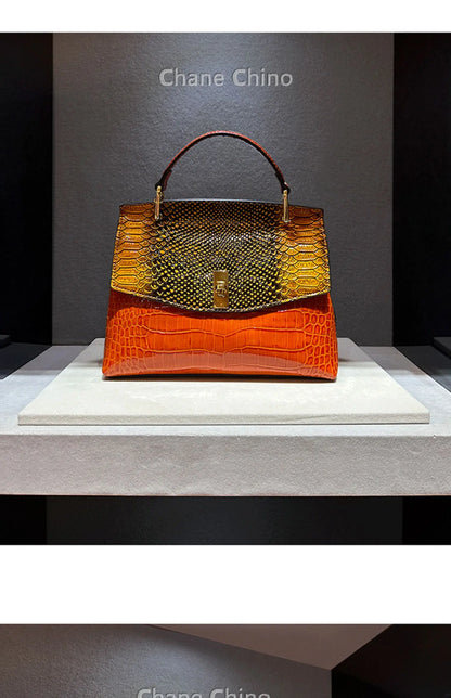 Luxury Designer Brand New High Quality Leather Handbags for Women Fashion Trend 가방 Crocodile Print Crossbody Bag сумка Hot Sale