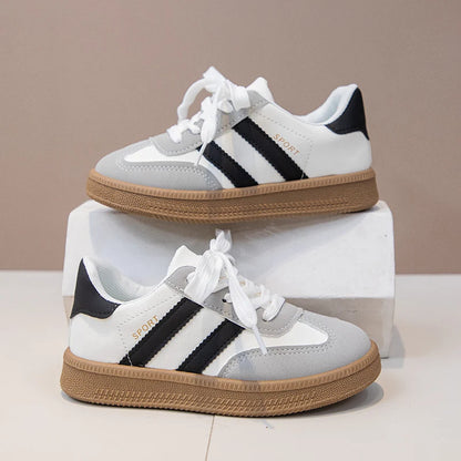 Children Tennis Shoes 2025 New Simple Kids Sneakers for Girls Patchwork Non-slip Boys Causal School Running Sneakers Non-slip