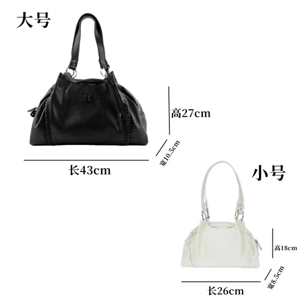 A small-scale designer  bag ins style Korean star Li Cha Ren's same large capacityhandbag
