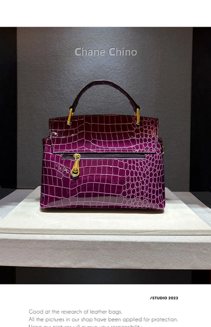 Luxury Designer Brand New High Quality Leather Handbags for Women Fashion Trend 가방 Crocodile Print Crossbody Bag сумка Hot Sale