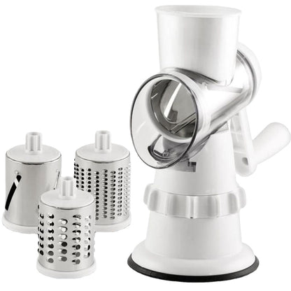 3 In 1 Vegetable Slicer Manual Kitchen Accessories Grater For Vegetable Cutter Round Chopper Mandolin  Home  Kitchen Gadgets